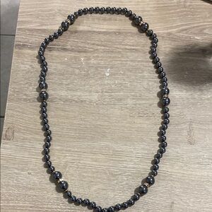 Vintage Elegant Metal Beaded Necklace